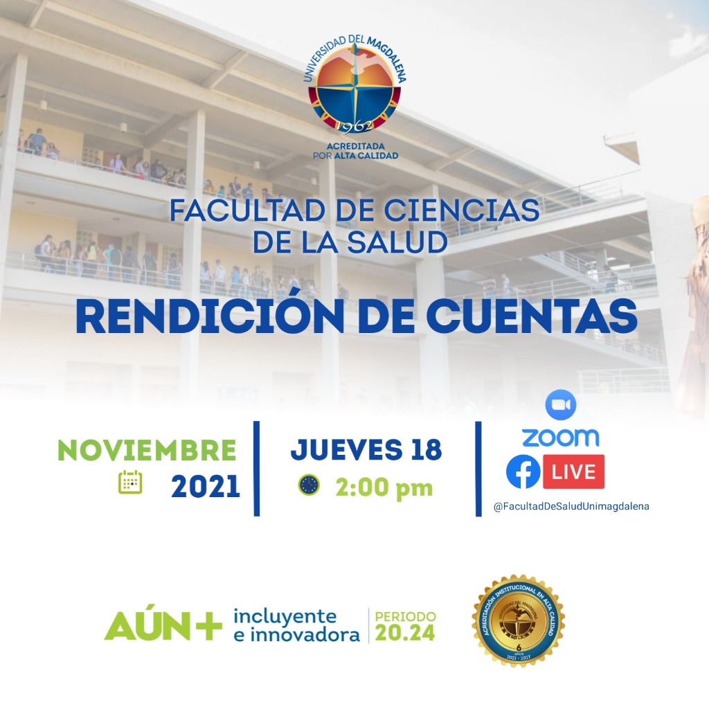 Portada de rendición de cuentas 2020